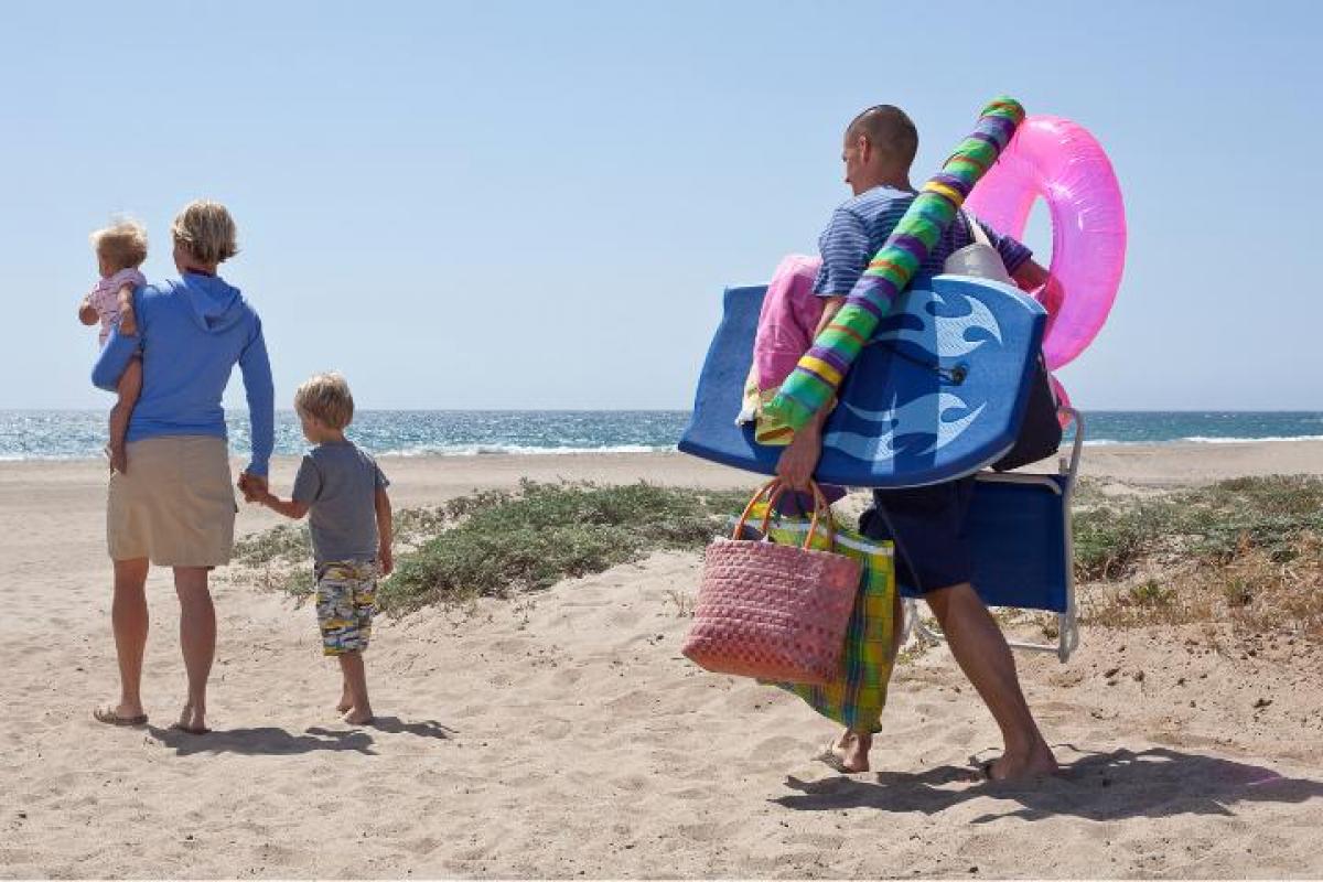 Este es el truco para no ir cargado a la playa este verano