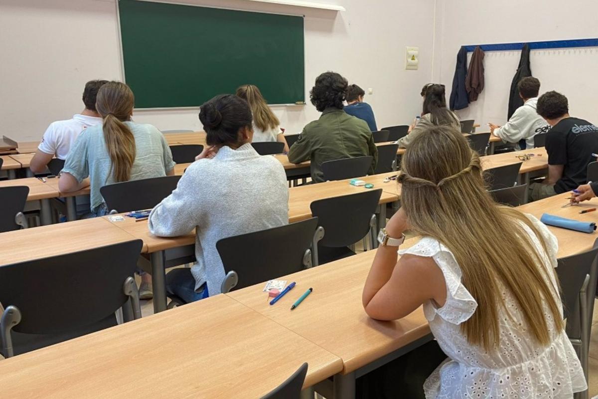 Estudiantes en la PAU de Castilla y León en esta convocatoria ordinaria de 2025.