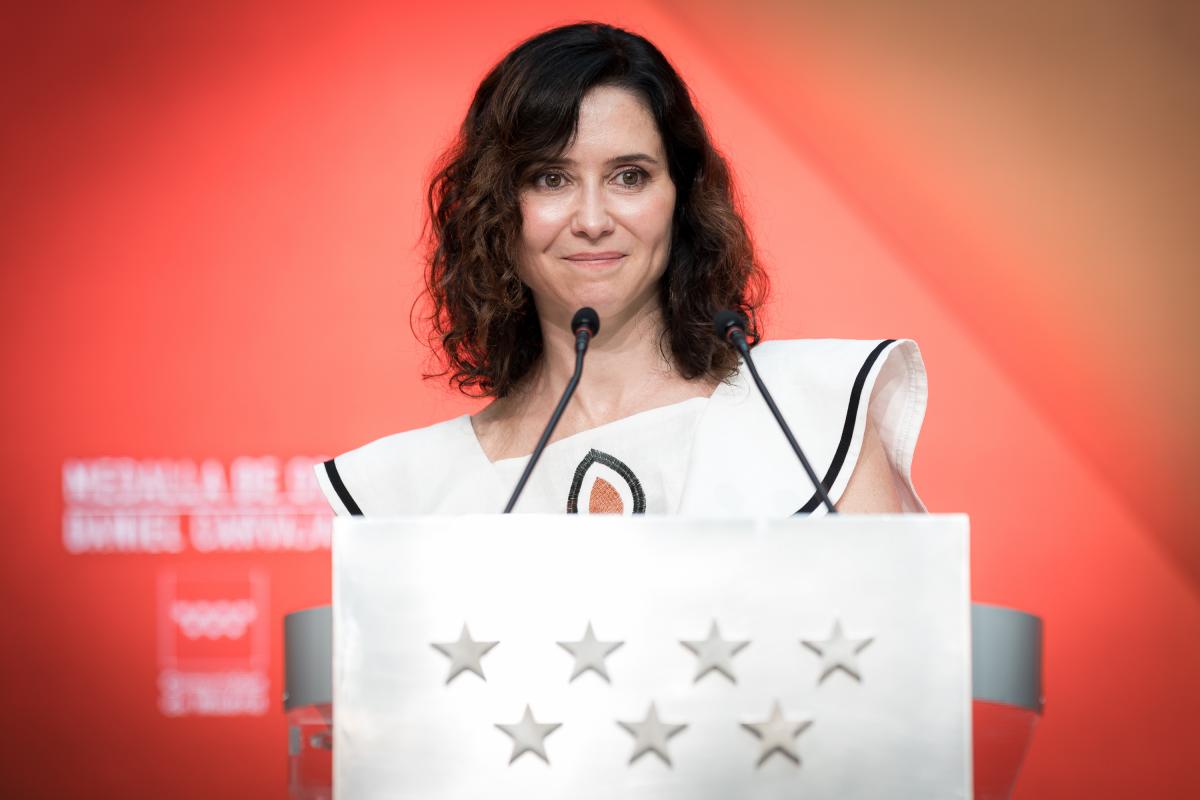 La presidenta de la Comunidad de Madrid, Isabel Díaz Ayuso.
