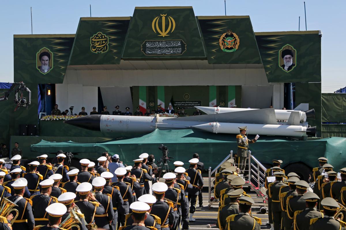 Desfile del Ejército de Irán, en abril de 2025.