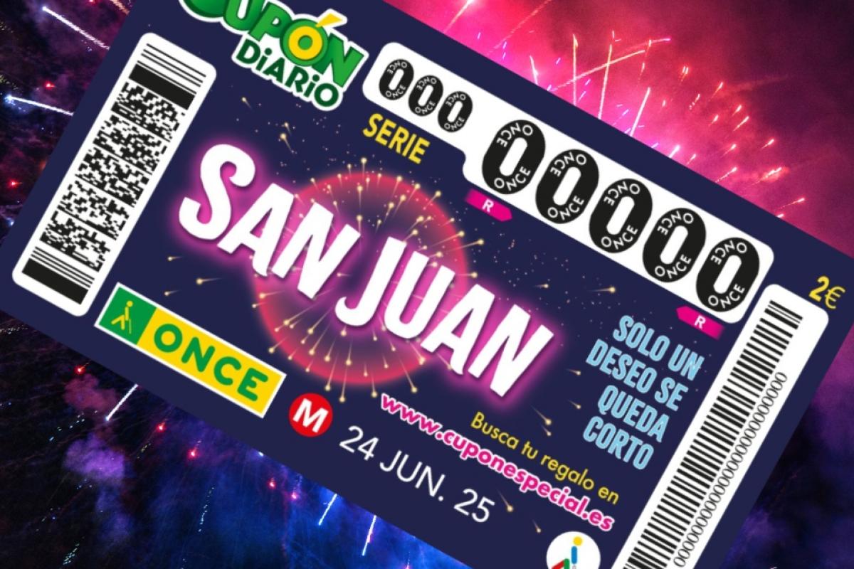 Hacienda en el Cupón de San Juan de la ONCE 2025.