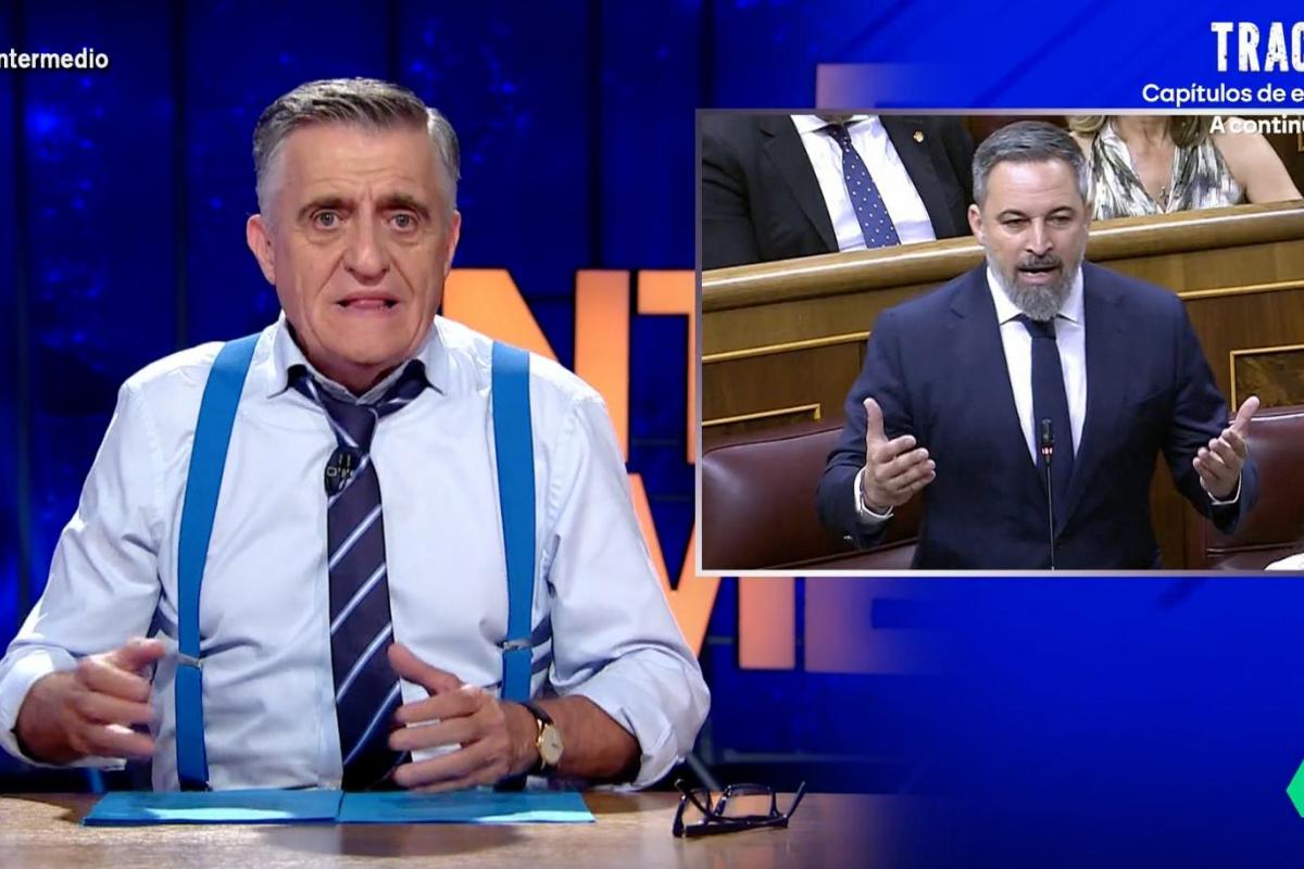 El Gran Wyoming destroza a Abascal en una frase por lo que ha hecho en el Congreso