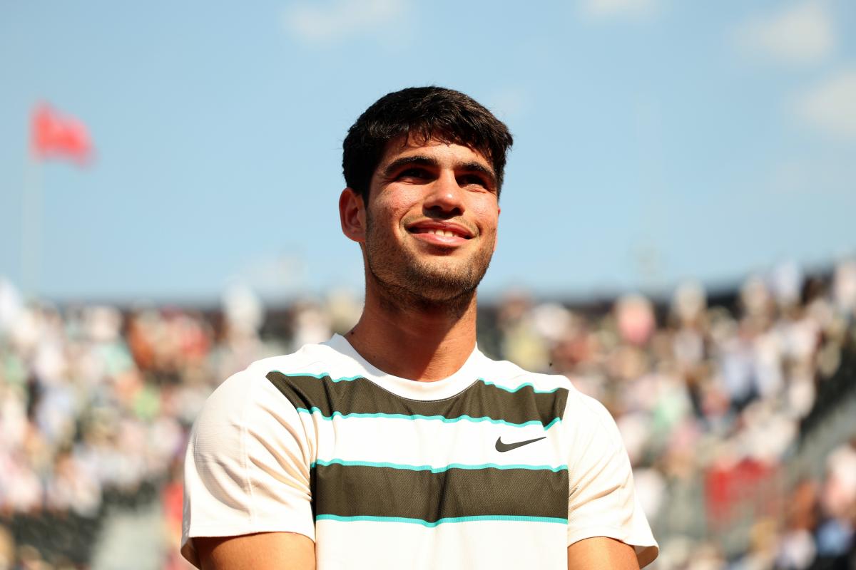 El tenista Carlos Alcaraz.