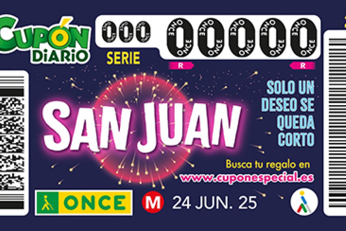 Cupón de San Juan de la ONCE 2025.