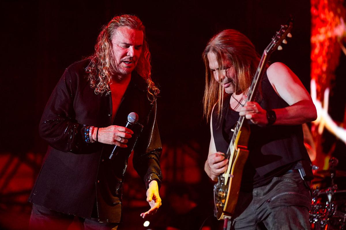 Maná, en un concierto el 22 de junio de 2025 en Sevilla.