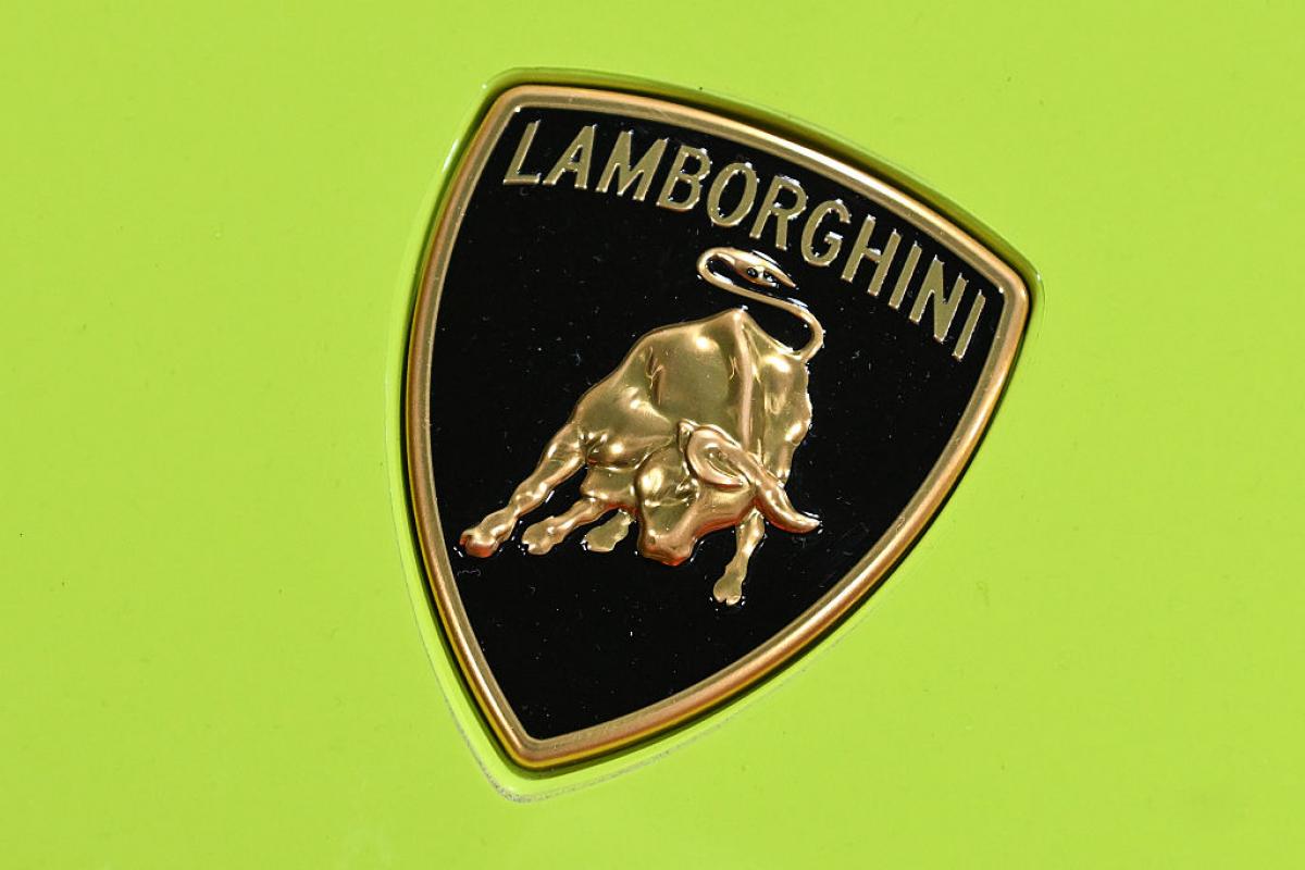 El logo de Lamborghini, en una imagen de archivo