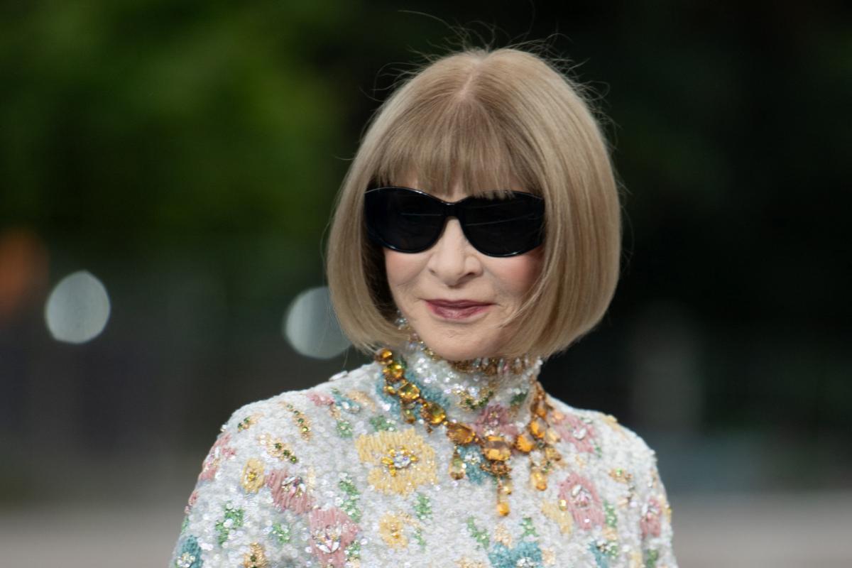 Anna Wintour, fotografiada en Paris el 25 de julio de 2024.