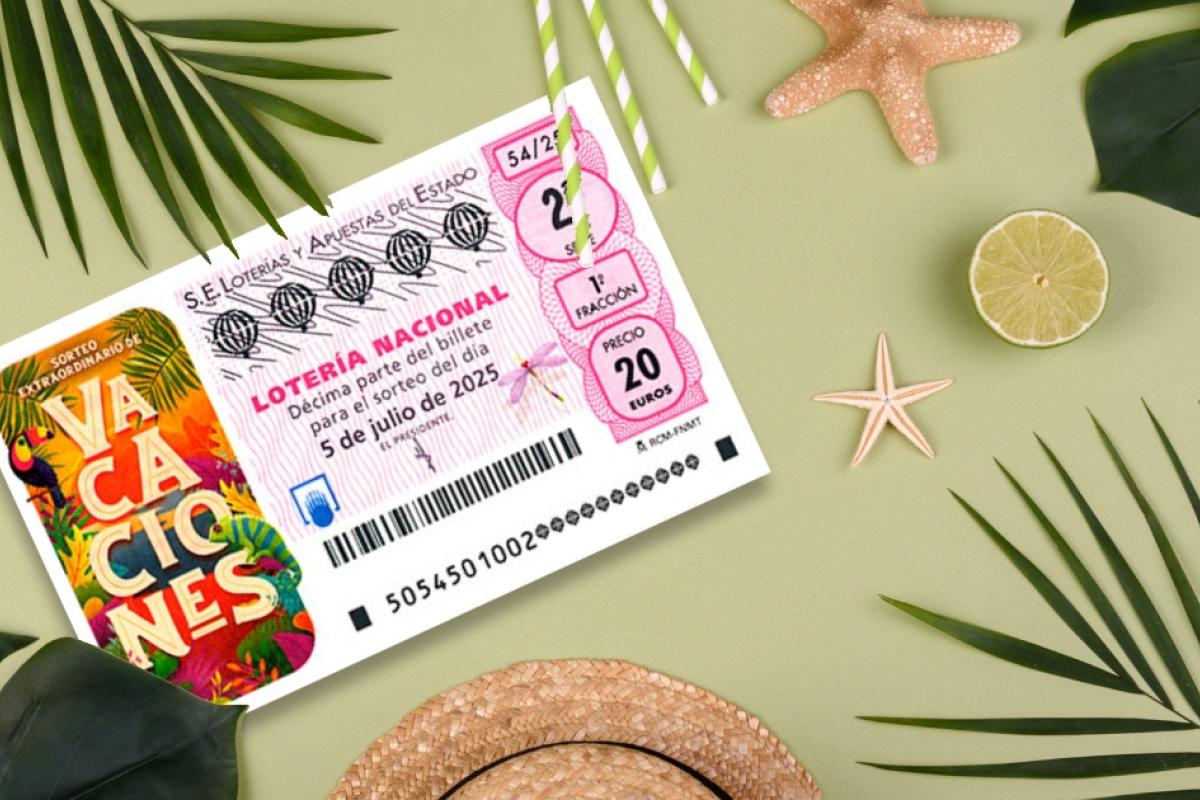 Esto se queda Hacienda del Sorteo Extraordinario de Vacaciones 2025 de Lotería Nacional