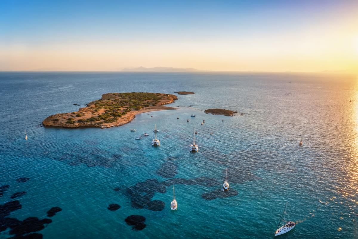 La isla de Ydrousa (Grecia), en una imagen de archivo