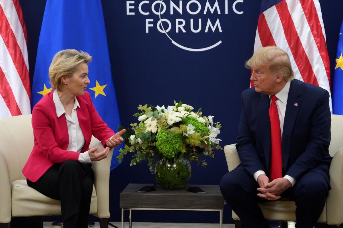 Ursula von der Leyen y Donald Trump, reunidos en una imagen de 2020