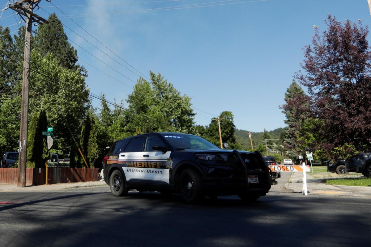 Varios bomberos atacados cuando acudían a sofocar un incendio en las afueras de Coeur d'Alene, en Idaho