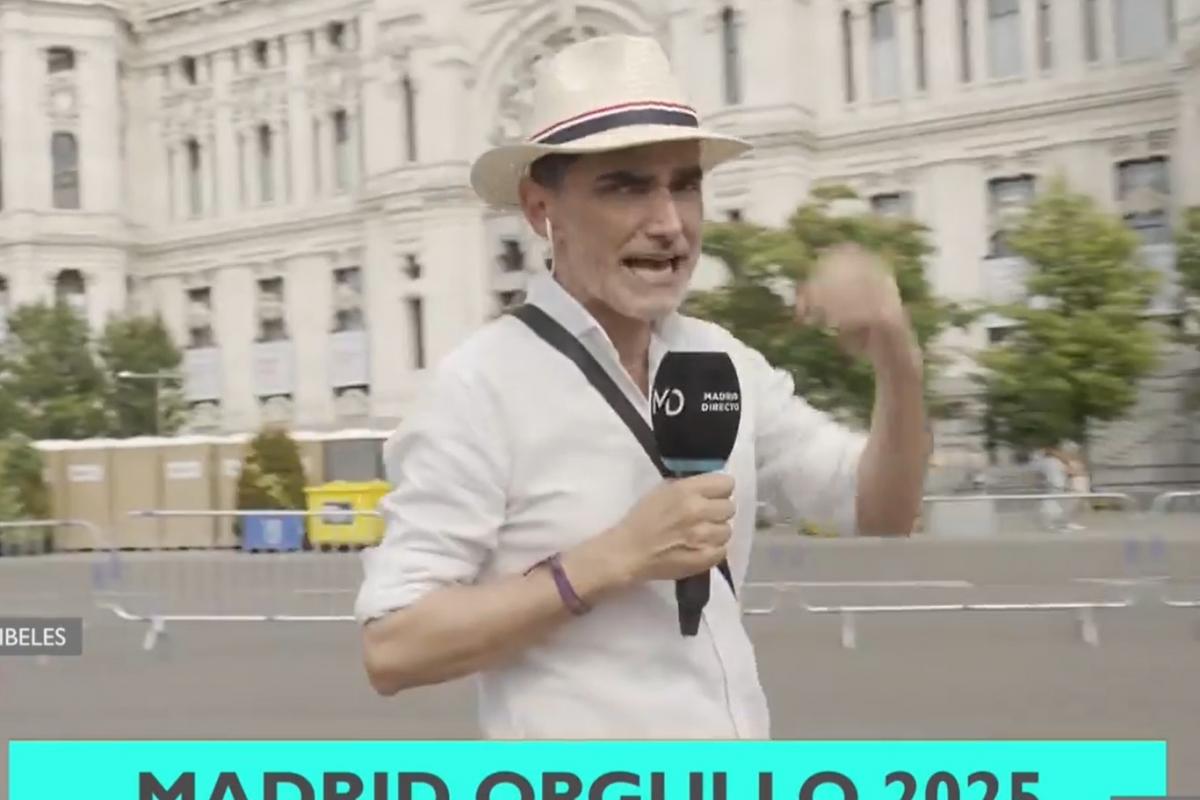 El reportero de 'Madrid Directo', Jesús.