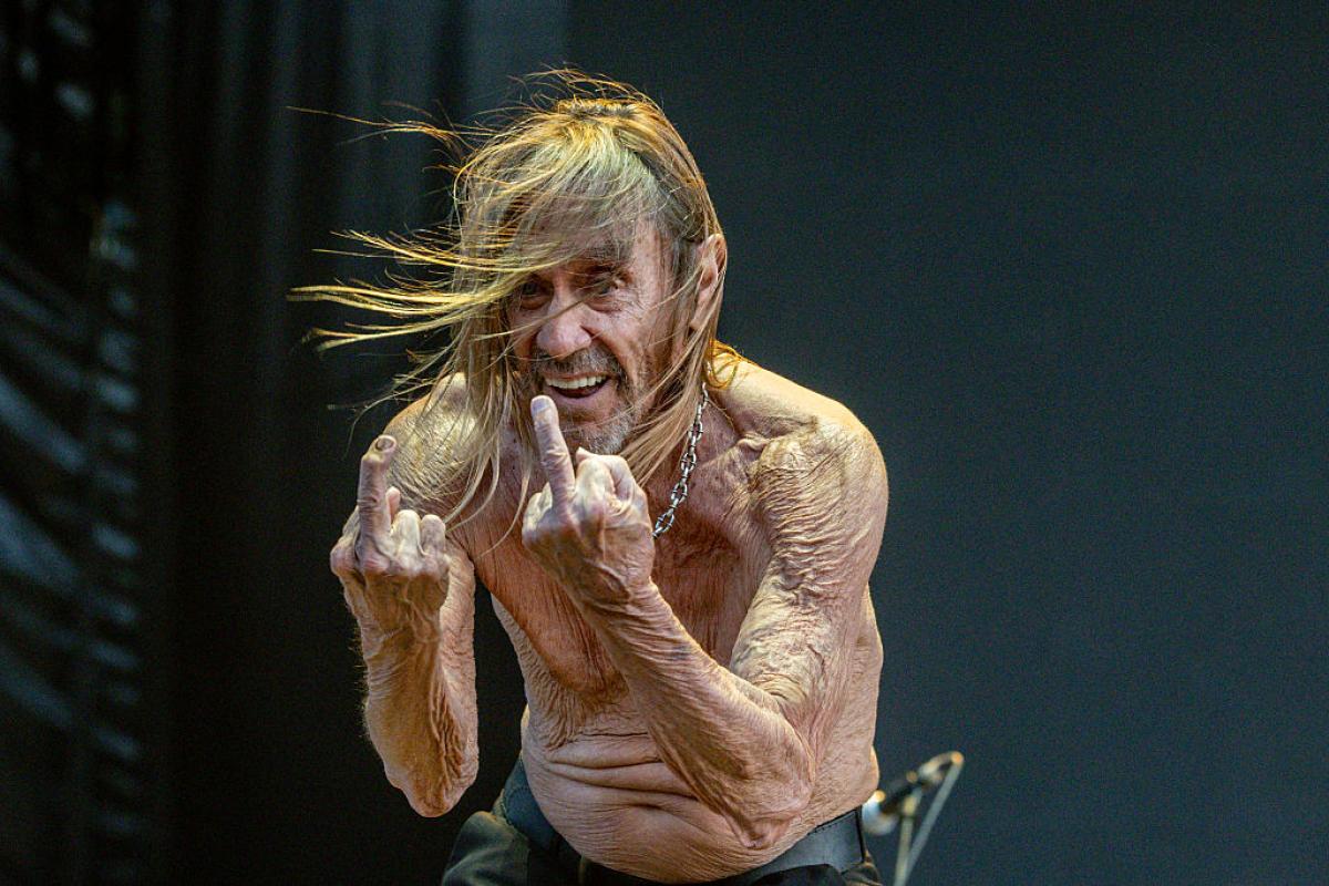 Iggy Pop, cabeza de cartel en el Mad Cool 2025, durante su concierto