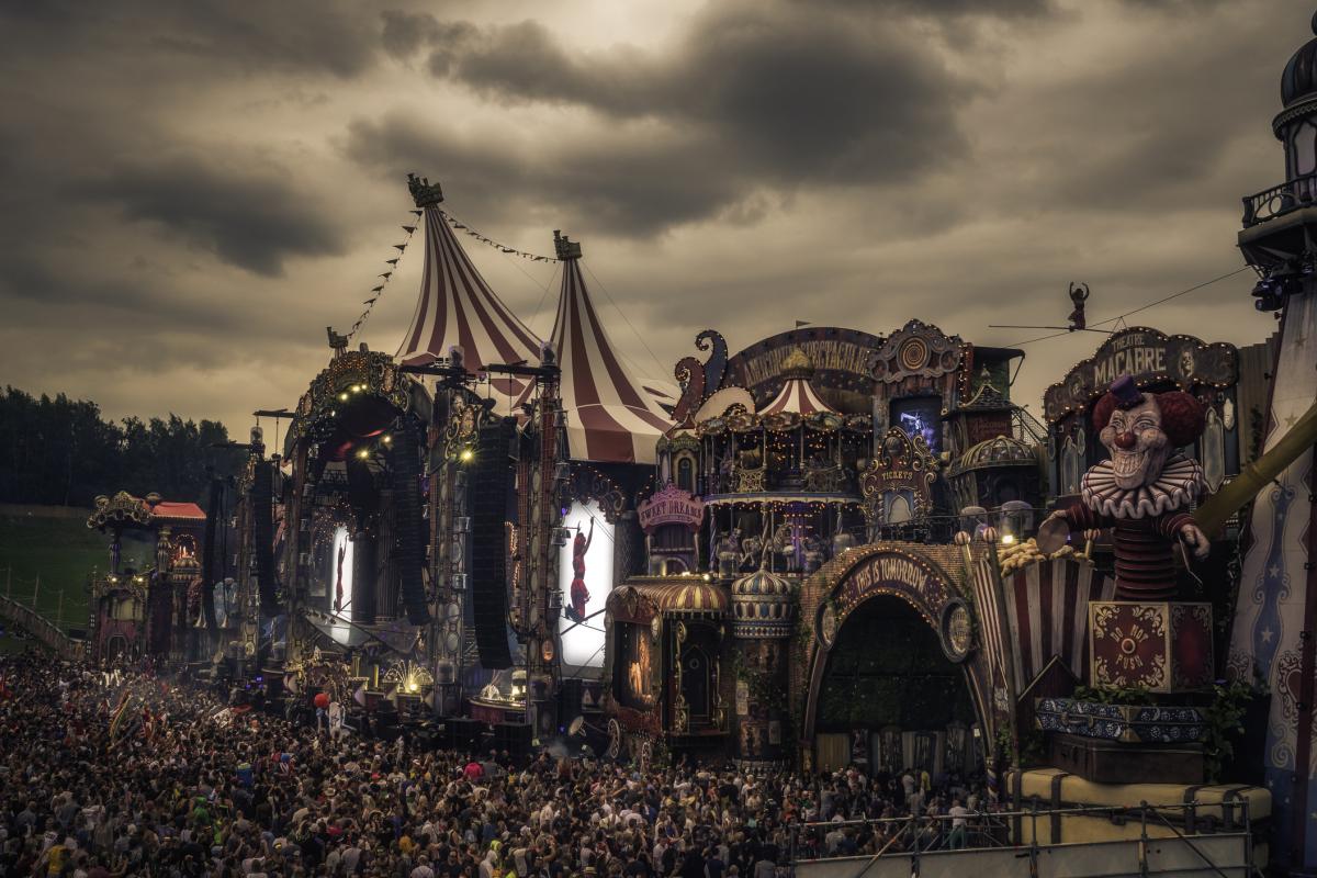Escenario principal de Tomorrowland Bélgica en 2017, en una imagen de archivo.