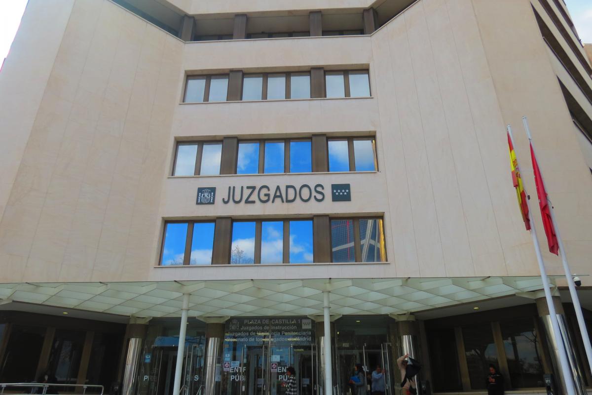 Imagen de archivo de los juzgados de Plaza Castilla.
