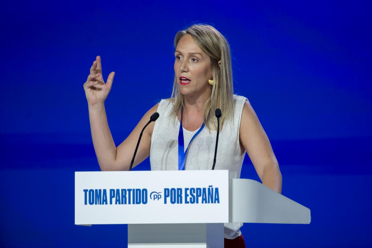 La vicesecretaria de Coordinación Sectorial del PP, Alma Ezcurra, en una imagen de archivo.