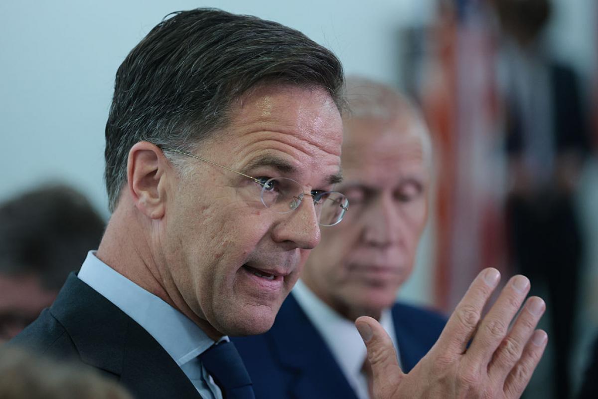 Mark Rutte, en una comparecencia en EEUU