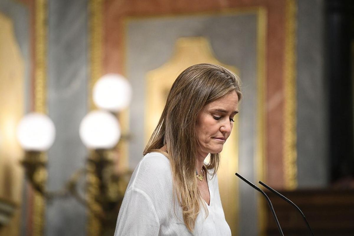 La vicepresidenta del Gobierno y ministra para la Transición Ecológica y el Reto Demográfico, Sara Aagesen, en el Congreso.