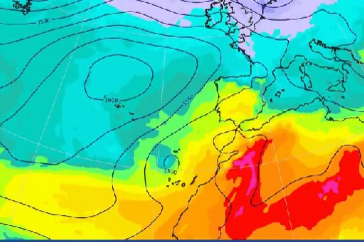 Mapa climatológico de España, de la AEMET
