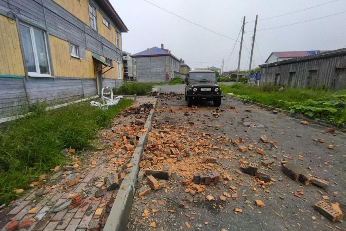Daños leves en la ciudad de Petropavlovsk-Kamchatsky por el terremoto
