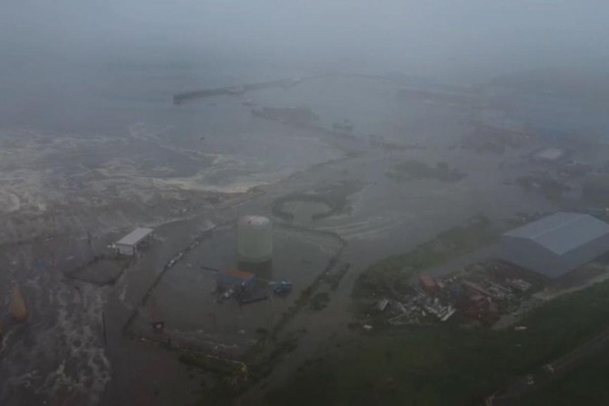 Otra imagen de las inundaciones sufridas en Severo-Kurilsk como epicentro del terremoto