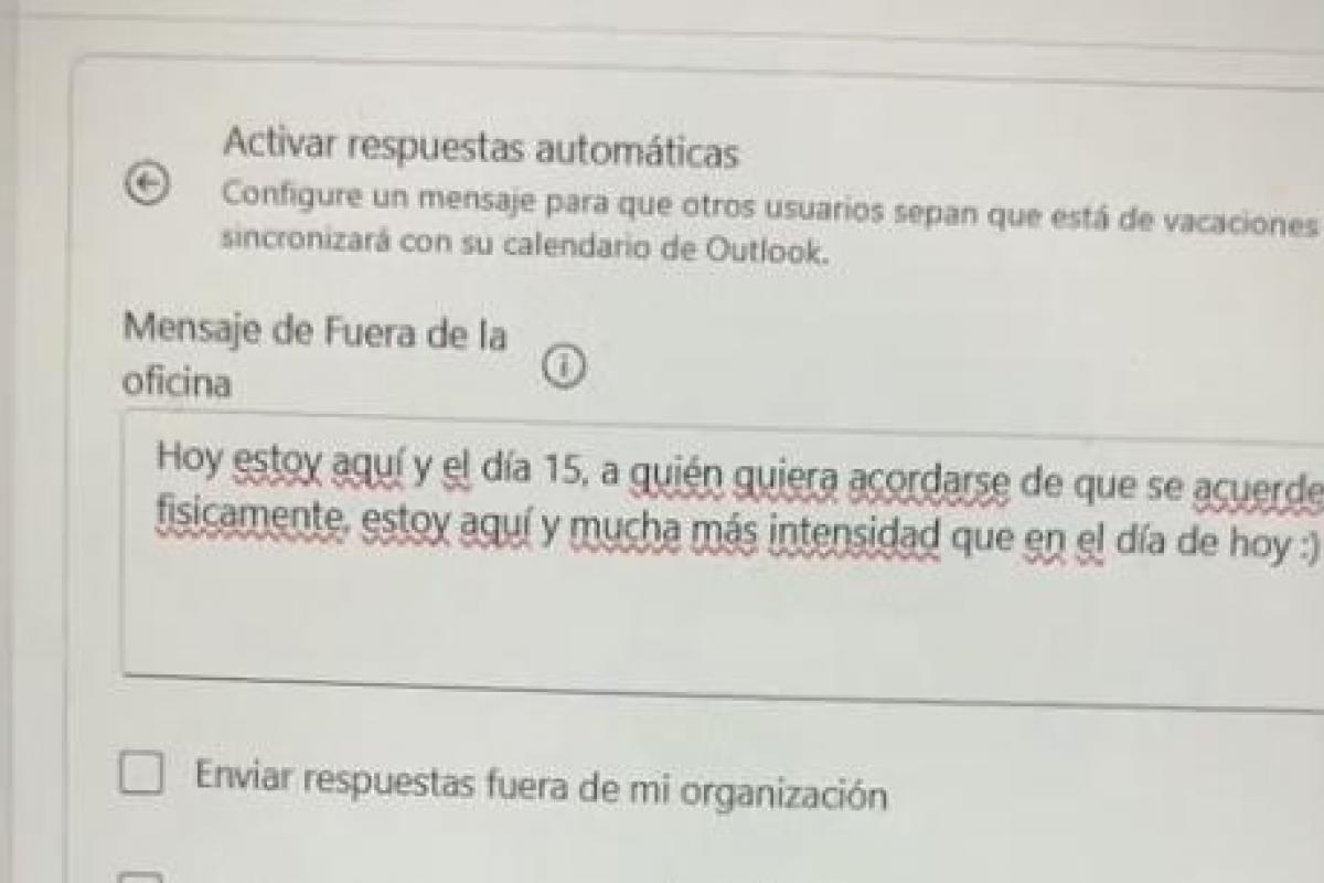 El mejor mensaje de 'estaré fuera de la oficina' de la historia.