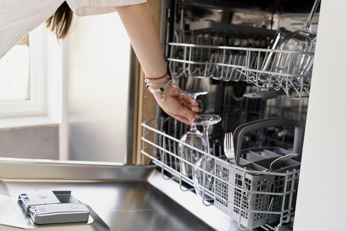 Imagen de archivo de un lavavajillas.