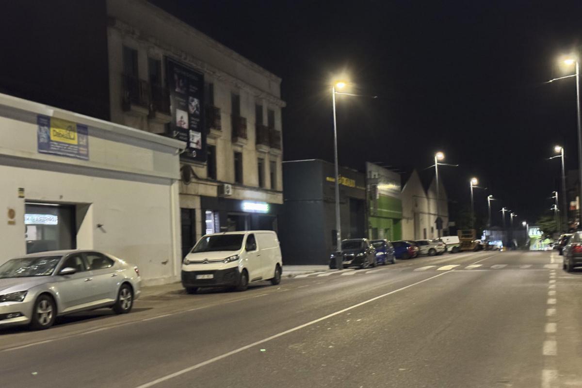 Imagen de la calle Canalejas de Don Benito, donde ha aparecido el cadáver de la mujer.