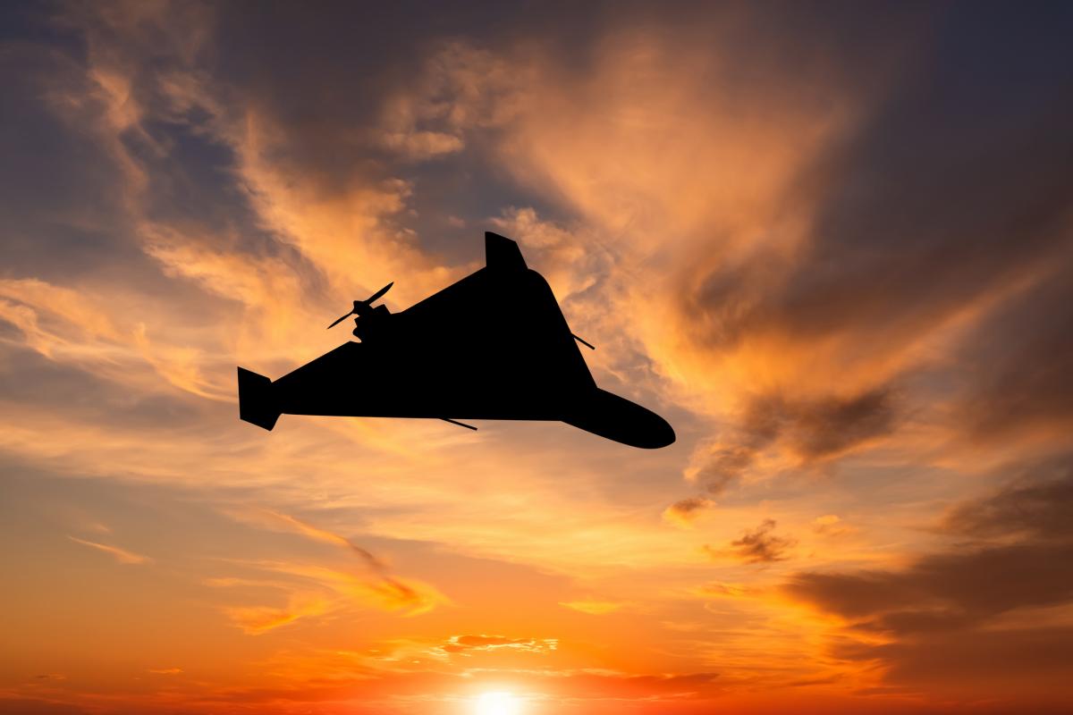 Imagen de recurso de un dron militar