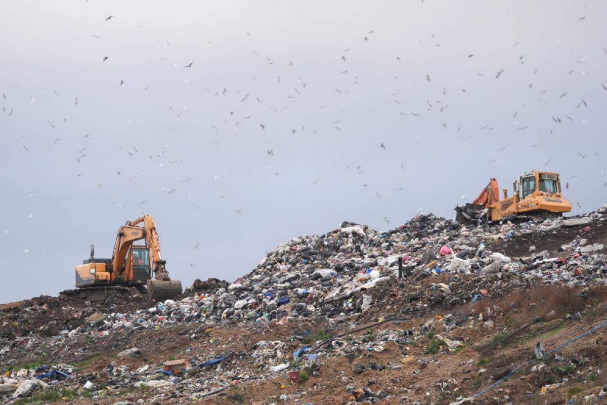 Vertedero en Inglaterra en una imagen de archivo