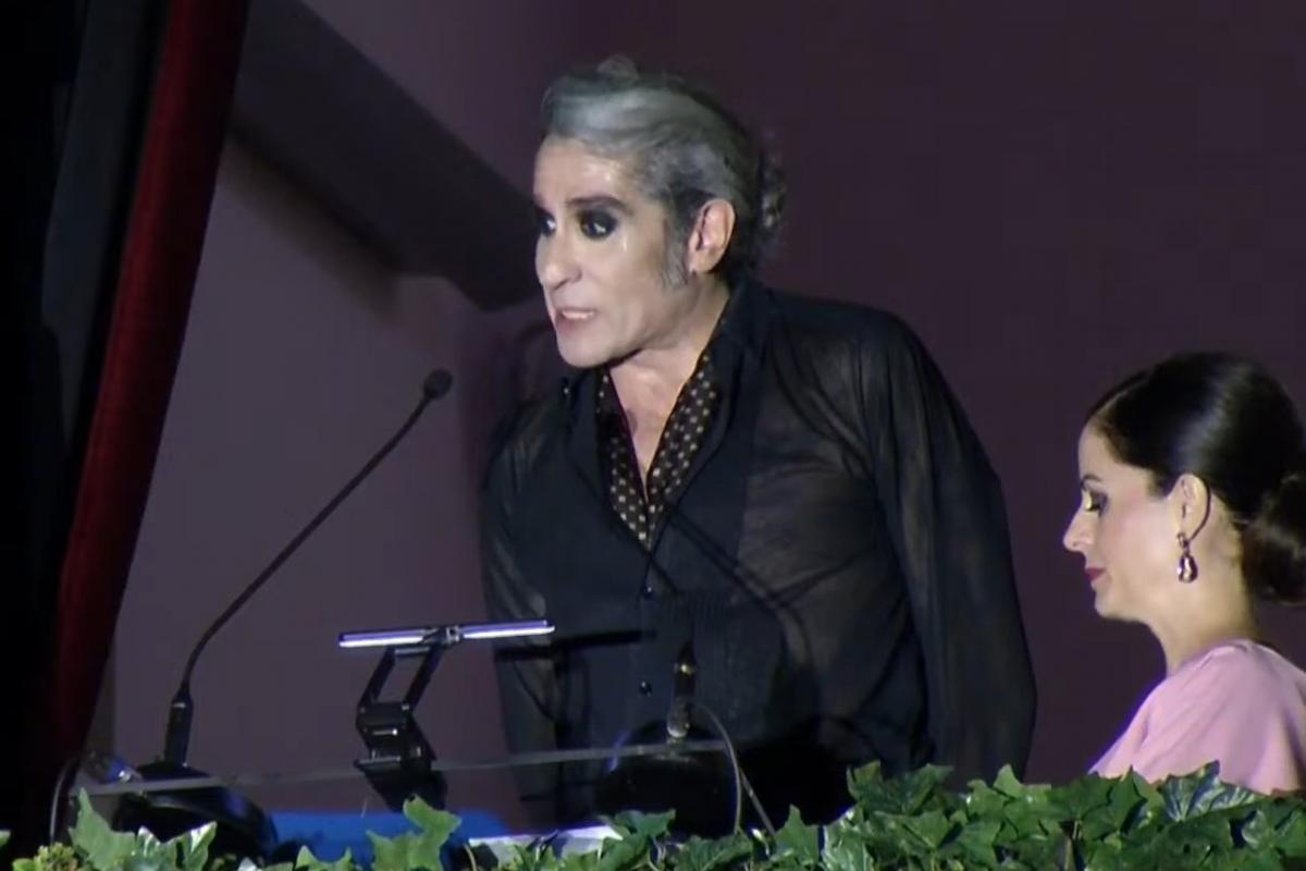 Mario Vaquerizo, en el pregón de Elche.