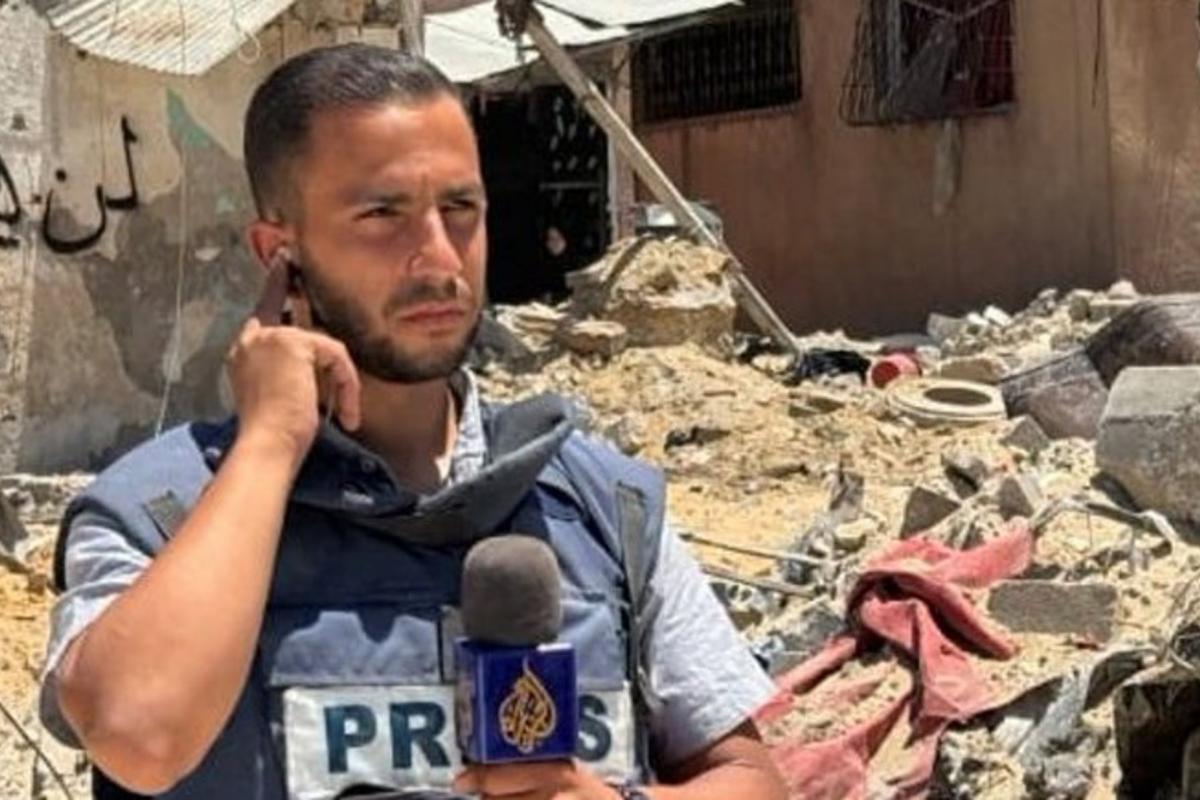 El periodista palestino Anas al Sharif