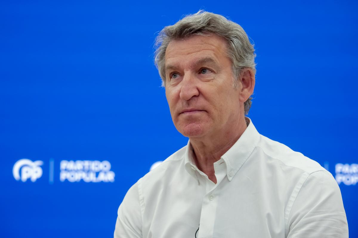 El líder del PP, Alberto Núñez Feijóo.