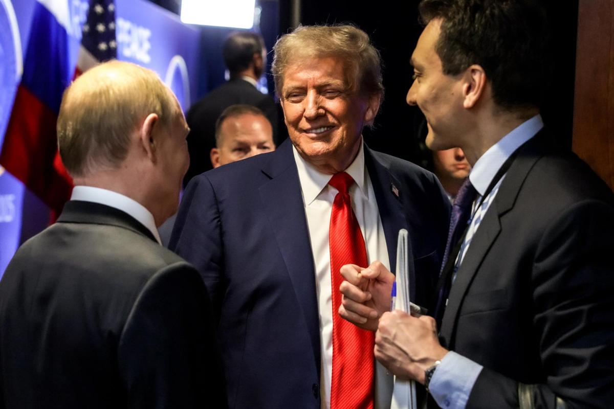 El presidente de Estados Unidos, Donald Trump, y el presidente de Rusia, Vladimir Putin