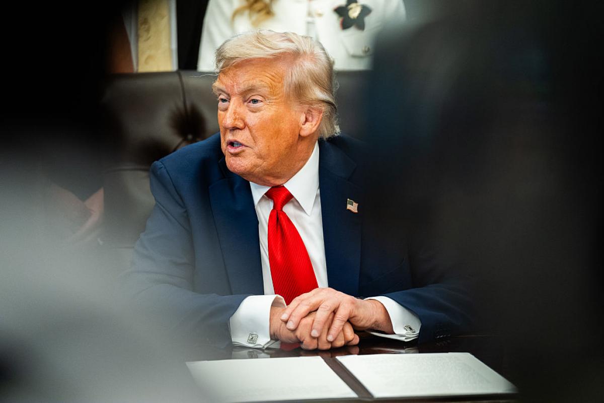 El presidente Donald Trump, fotografiado el 25 de agosto de 2025.