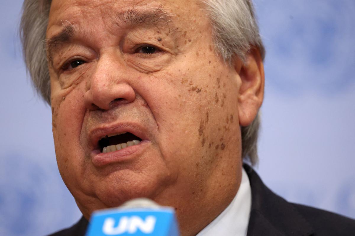 Antonio Guterres, secretario general de la ONU.