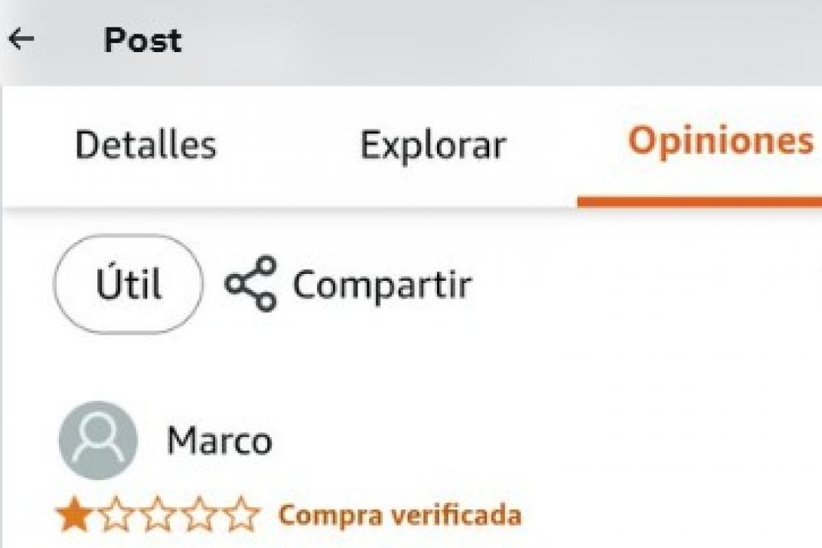 La reseña puesta por Marco tras probar un ventilador en Amazon.
