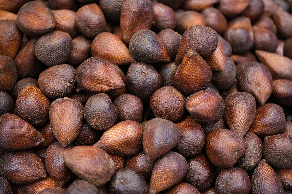 Un lote de salak, en una imagen de archivo.