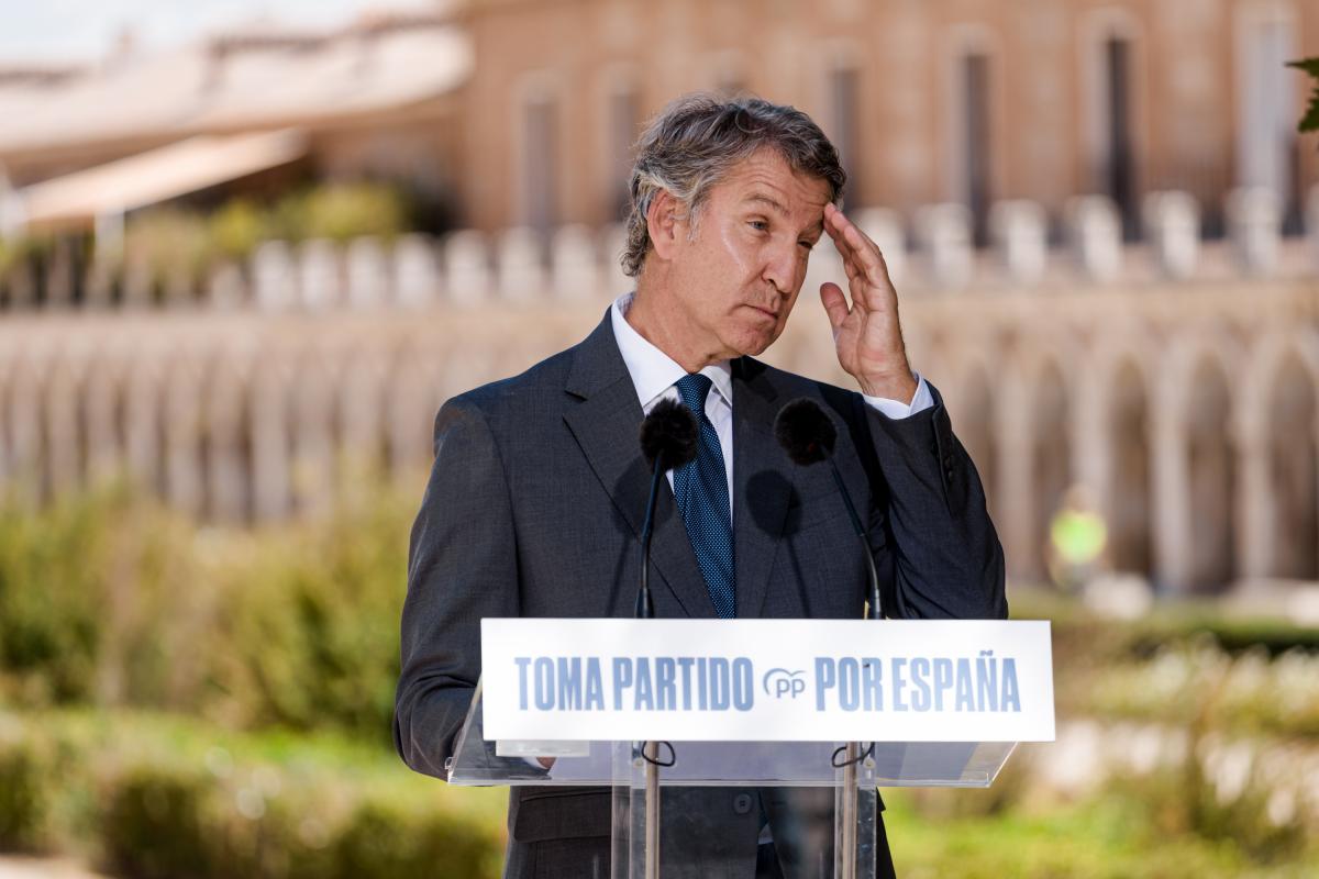 El presidente del Partido Popular, Alberto Núñez Feijóo, en una imagen de archivo.