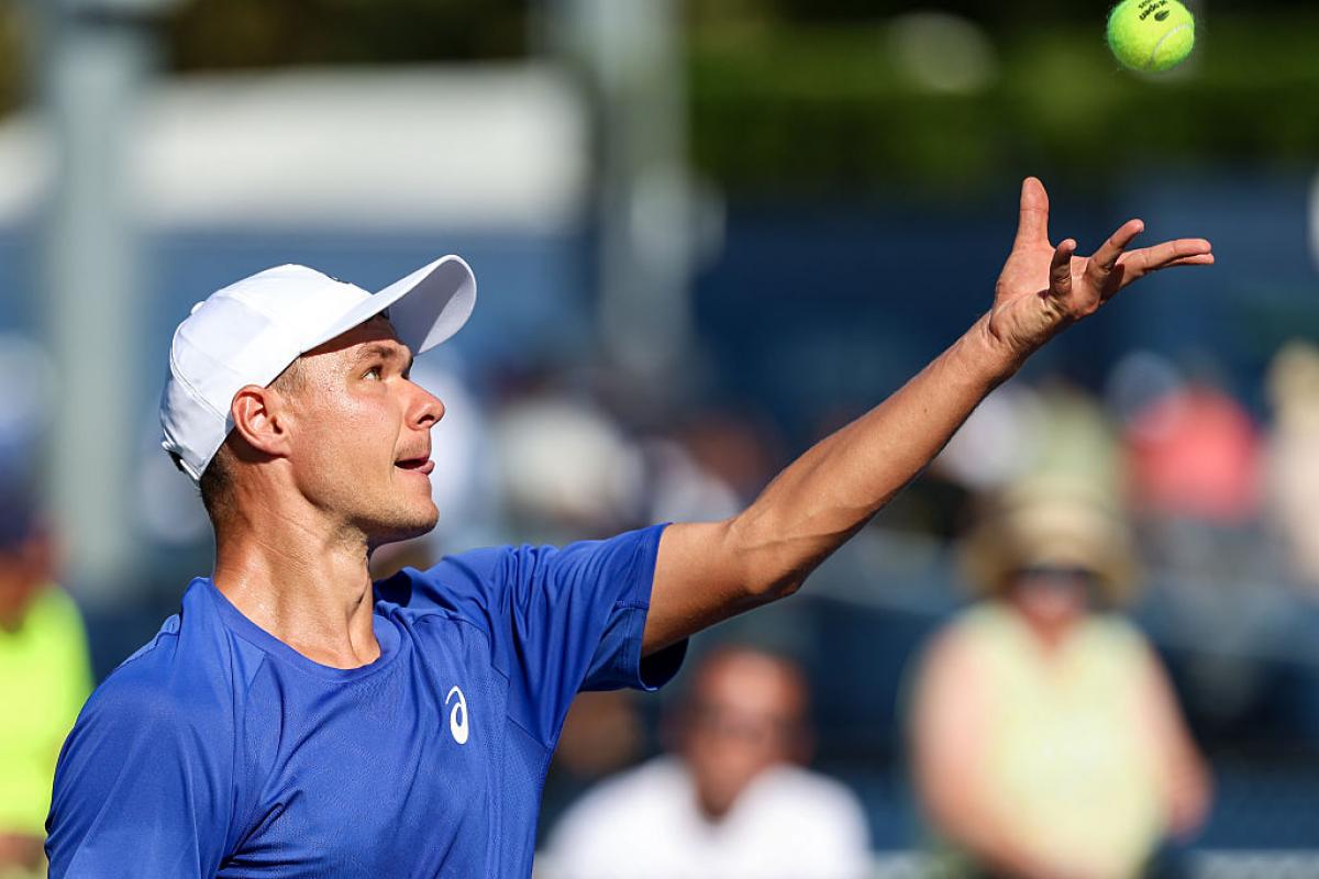 Kamil Majchrzak, en el US Open el 25 de agosto de 2025.