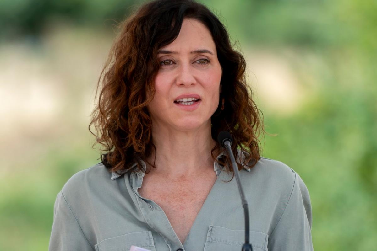 La presidenta de la Comunidad de Madrid, Isabel Díaz Ayuso