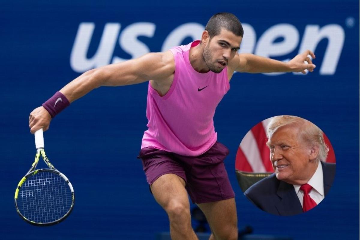 Así se pronuncia Alcaraz cuando le preguntan por la presencia de Trump en  la final del US Open