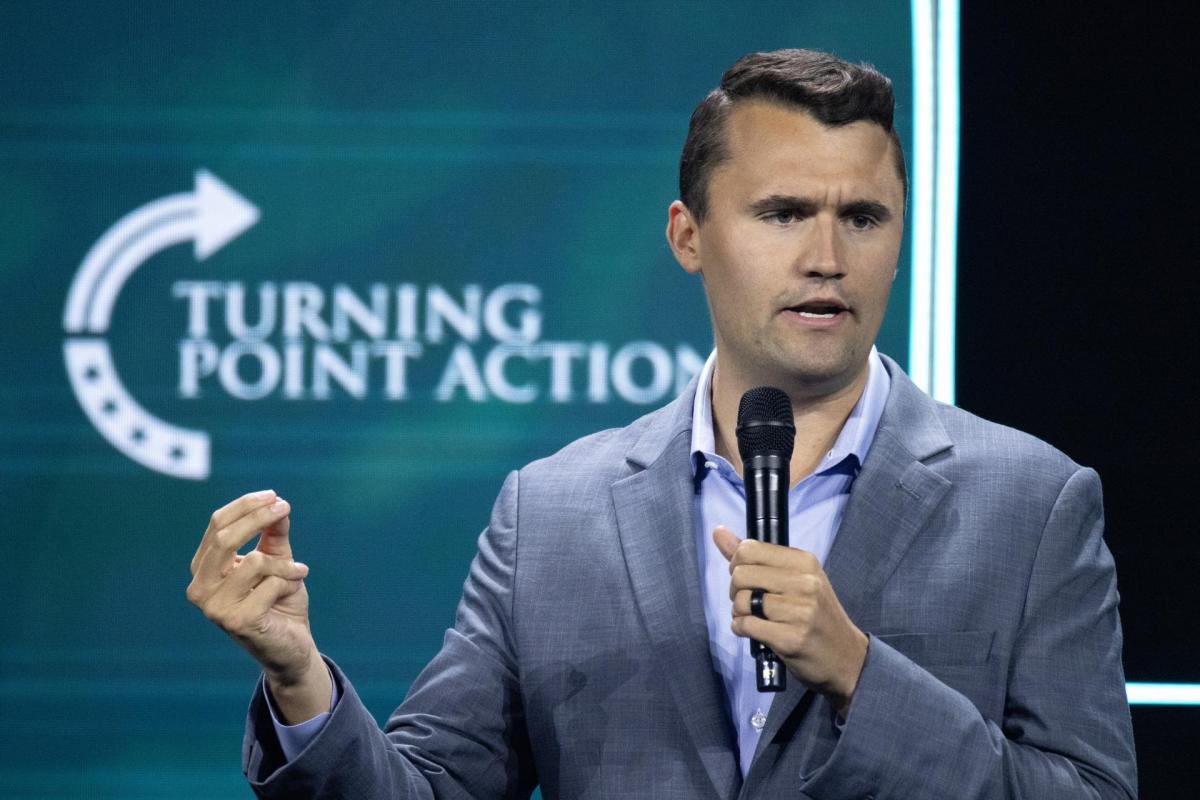 Charlie Kirk durante un evento en West Palm Beach (Estados Unidos) en 2025.
