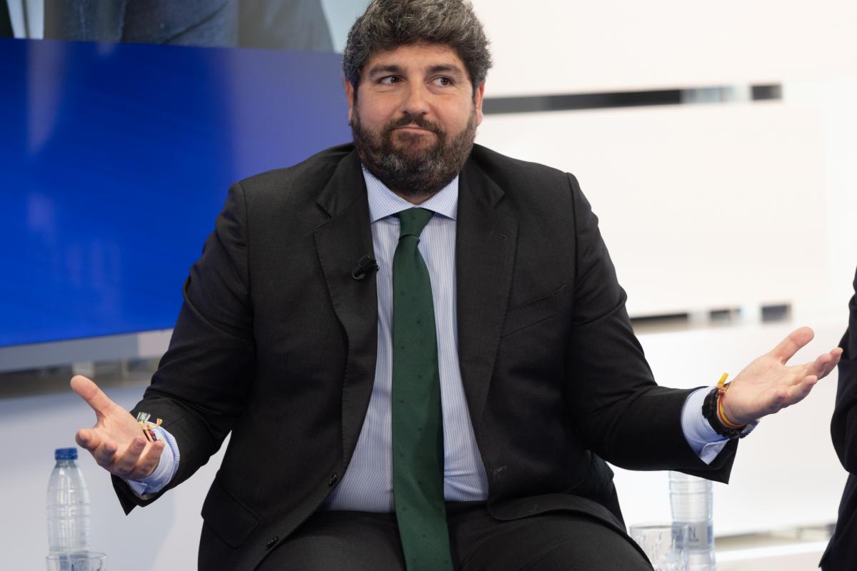 Fernando López Miras, presidente de la Región de Murcia, en una imagen de archivo.