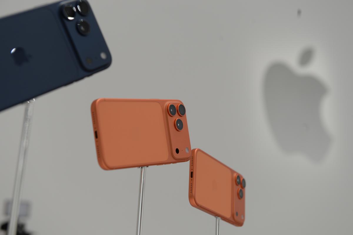 Foto de los nuevos iPhone 17 Pro.