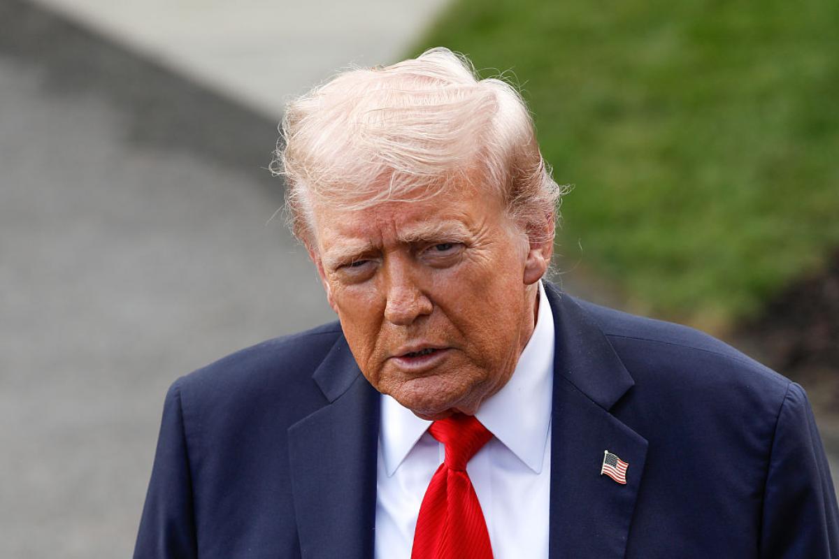 Donald Trump, con la prensa en los exteriores de la Casa Blanca