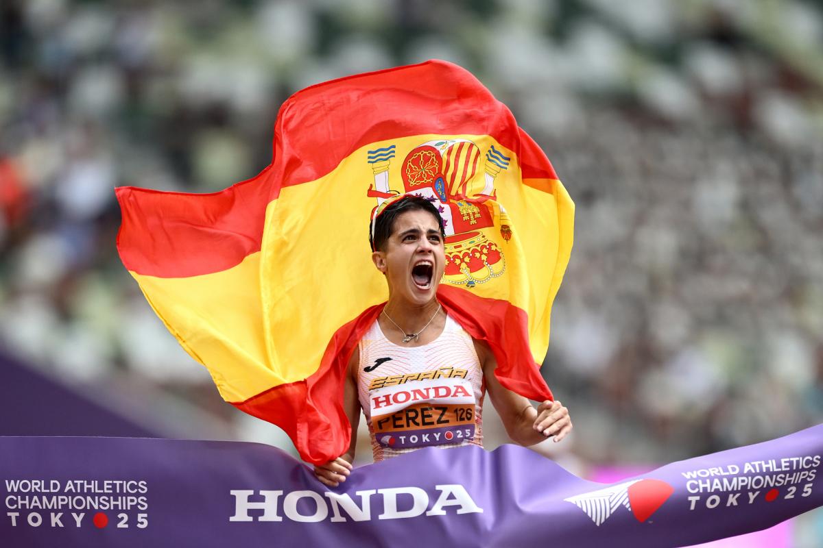 María Pérez en Tokio.