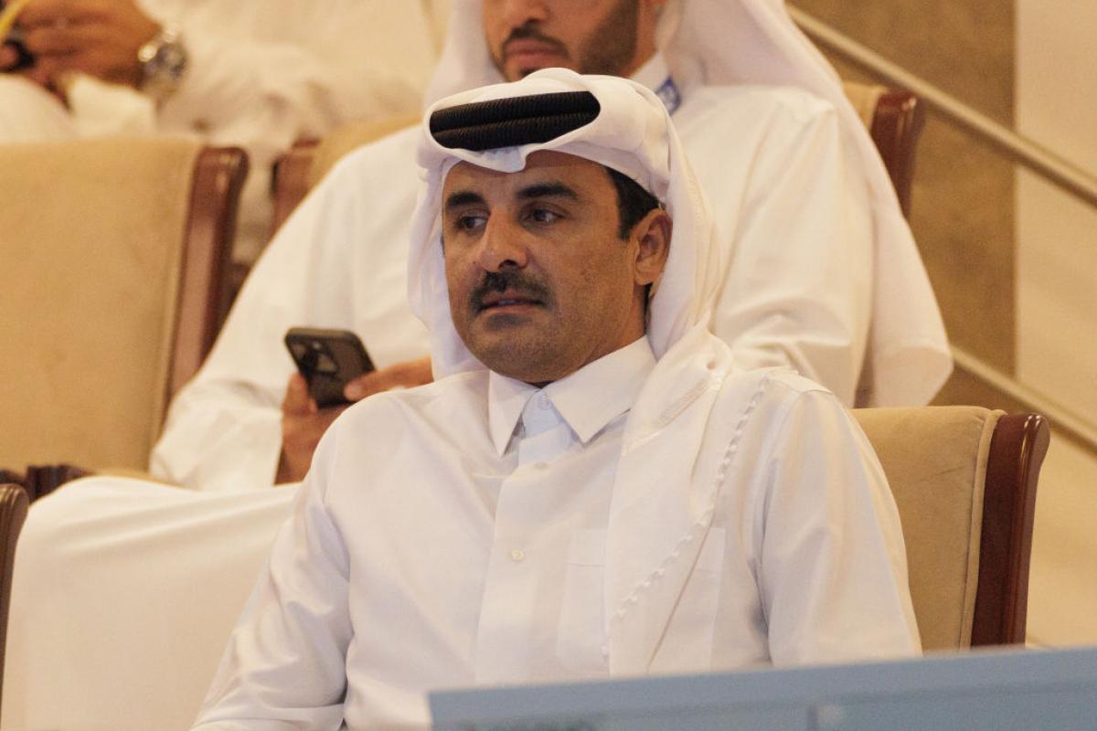 El emir de Catar, Tamim bin Hamad Al-Thani