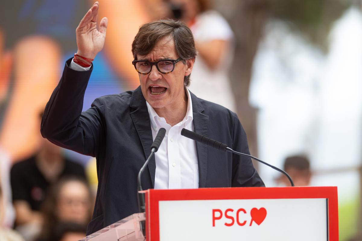 El presidente de la Generalitat de Cataluña, Salvador Illa.