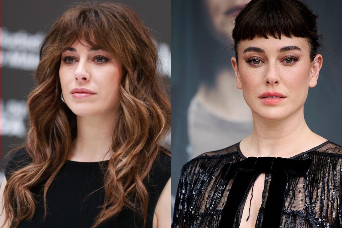 Blanca Suárez con las dos versiones de flequillo que son tendencia esta temporada.